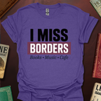 I Miss Borders Books Music Cafe T-Shirt