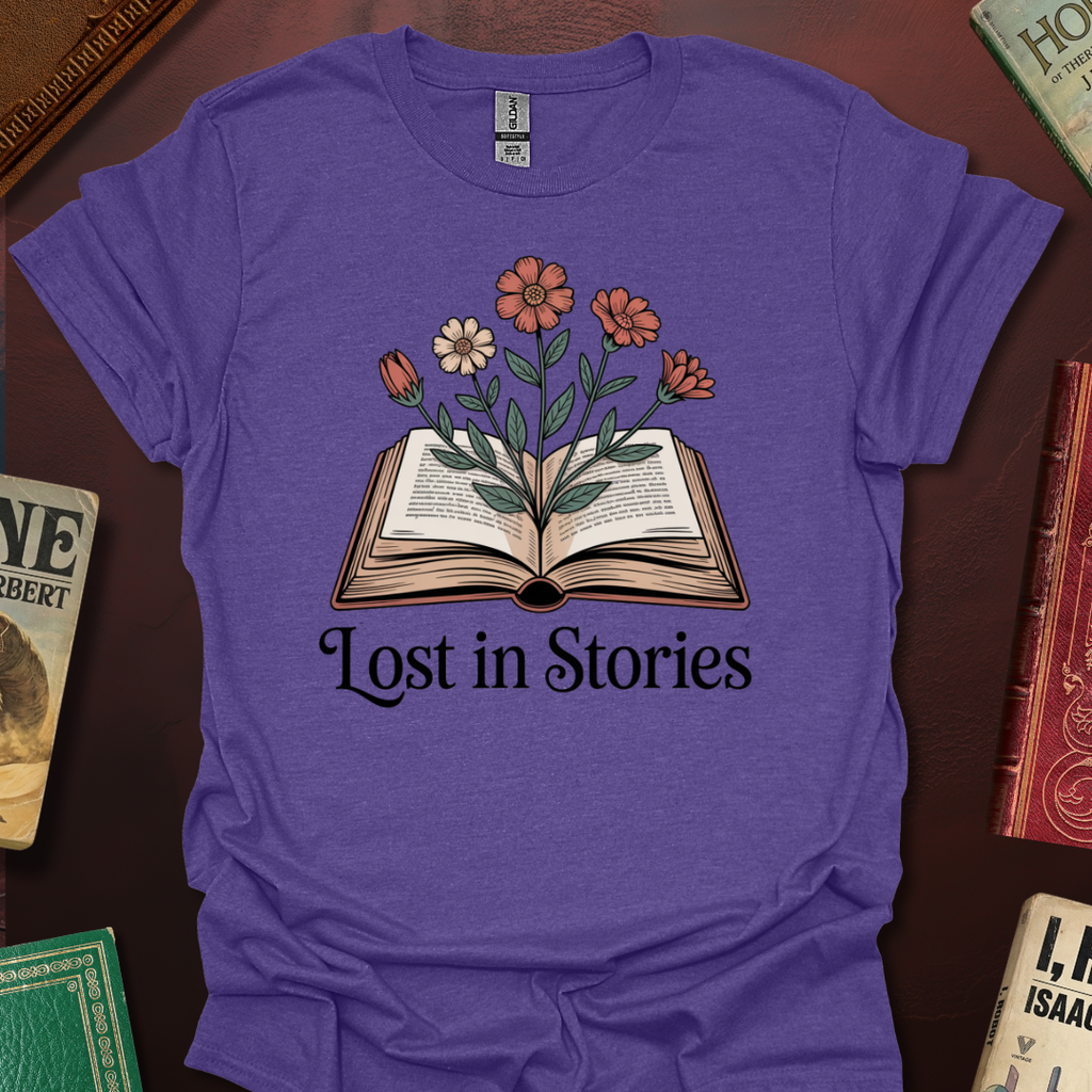 Lost In Stories Flowers T-Shirt