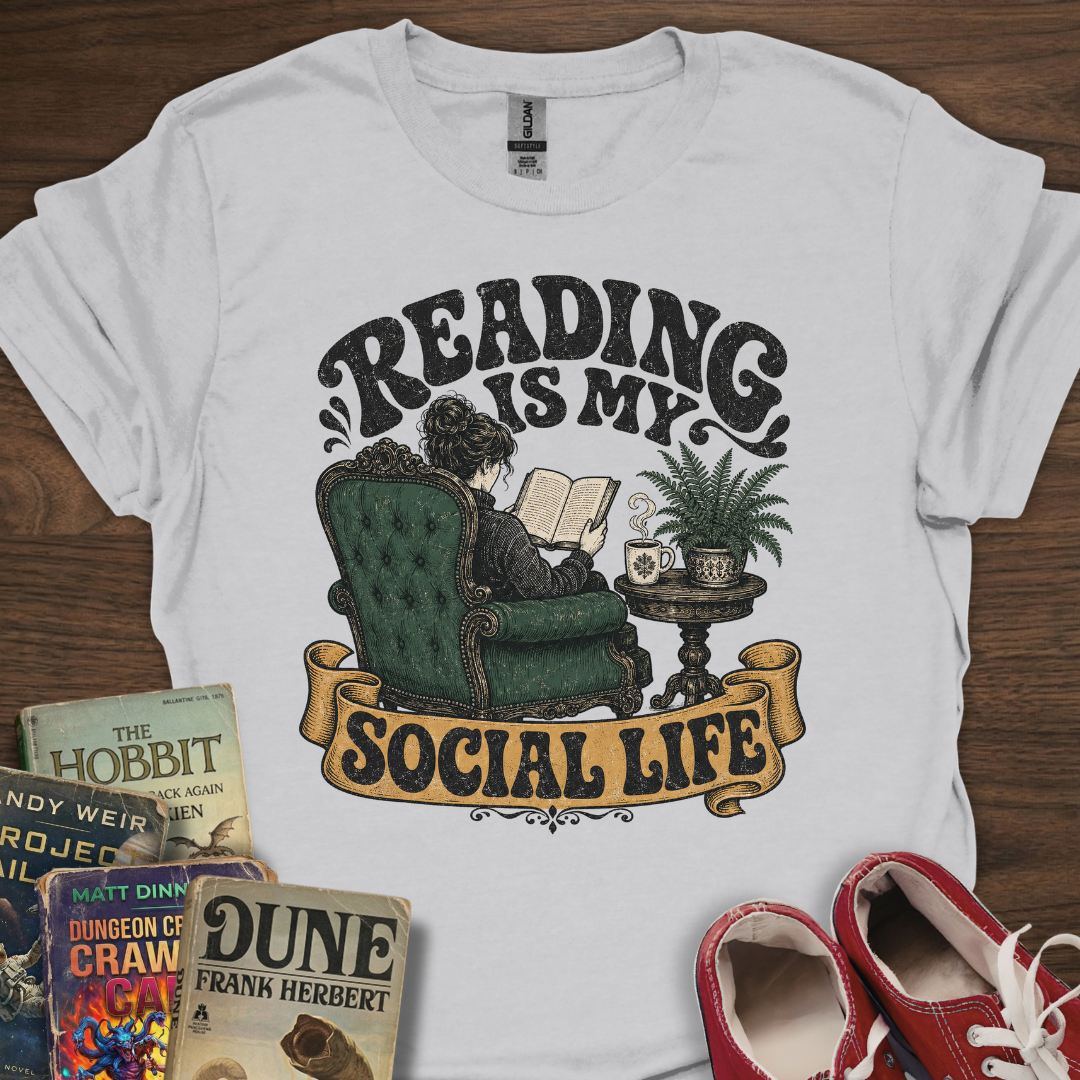 Reading Is My Social Life T-Shirt