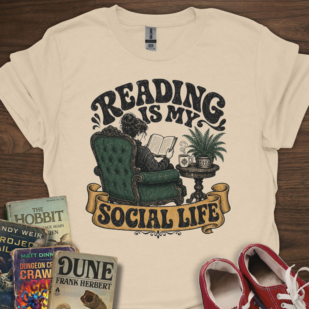 Reading Is My Social Life T-Shirt