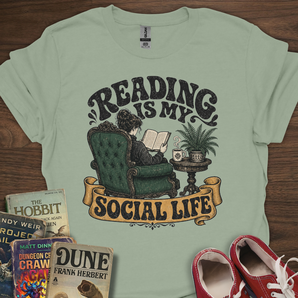 Reading Is My Social Life T-Shirt