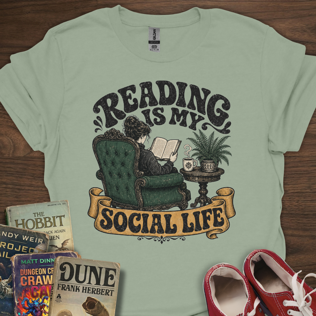 Reading Is My Social Life T-Shirt
