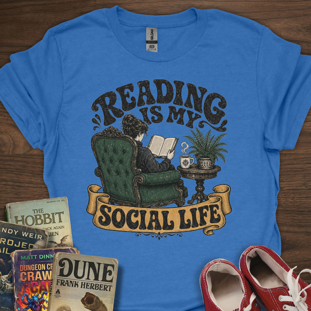 Reading Is My Social Life T-Shirt