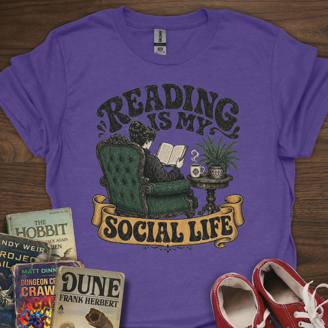 Reading Is My Social Life T-Shirt