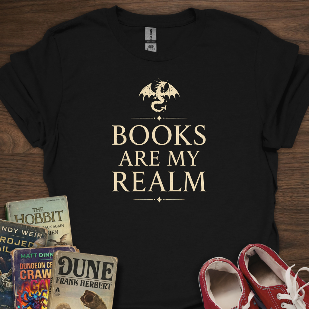 Books Are My Realm T-Shirt