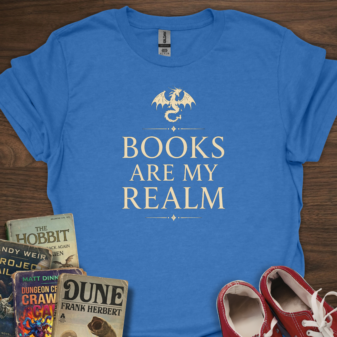 Books Are My Realm T-Shirt