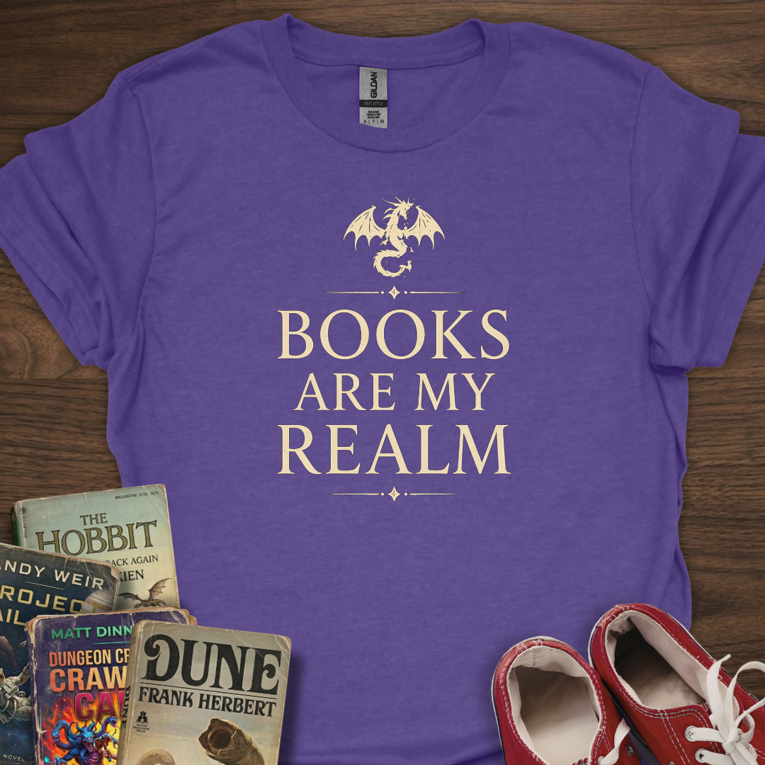 Books Are My Realm T-Shirt