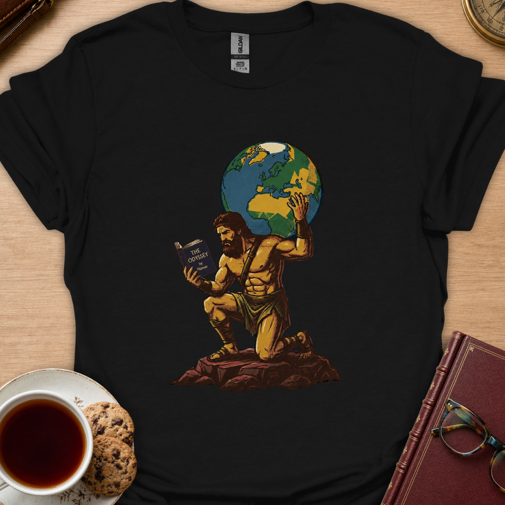Atlas Reads The Odyssey T-Shirt