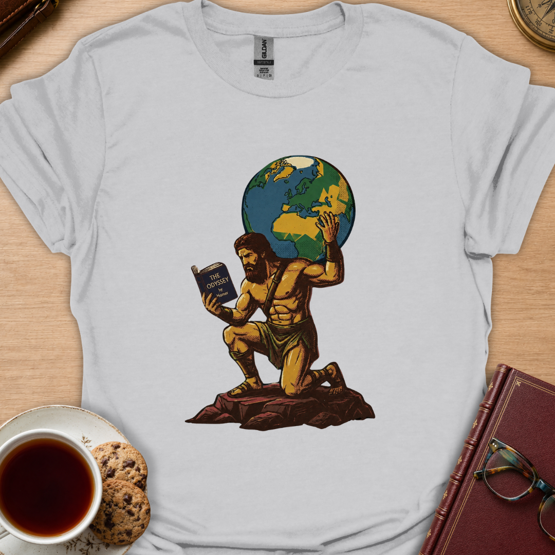 Atlas Reads The Odyssey T-Shirt