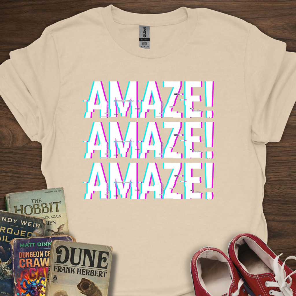AMAZE! Glitch T-Shirt
