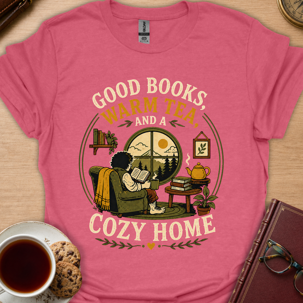 Good Books Cozy Home T-Shirt