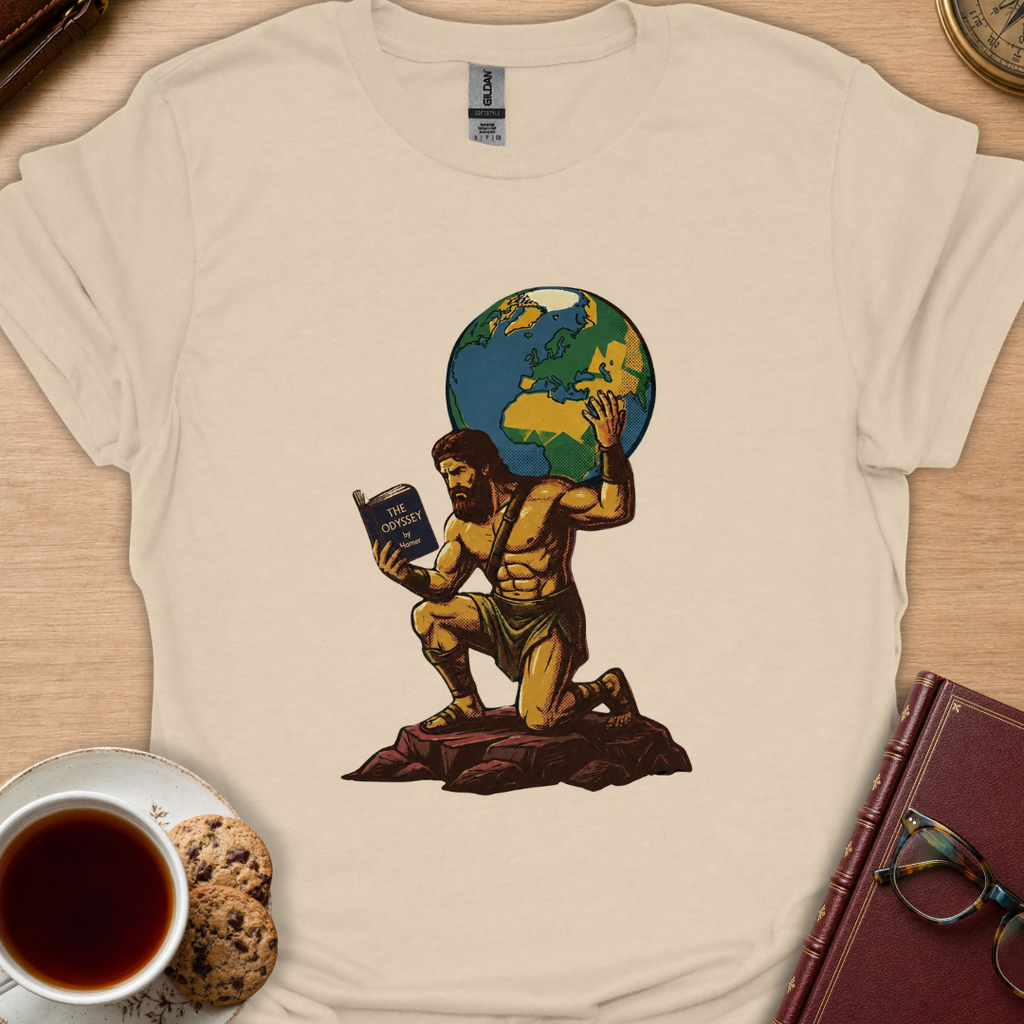 Atlas Reads The Odyssey T-Shirt