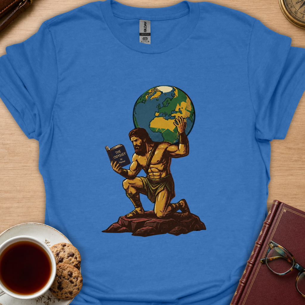 Atlas Reads The Odyssey T-Shirt