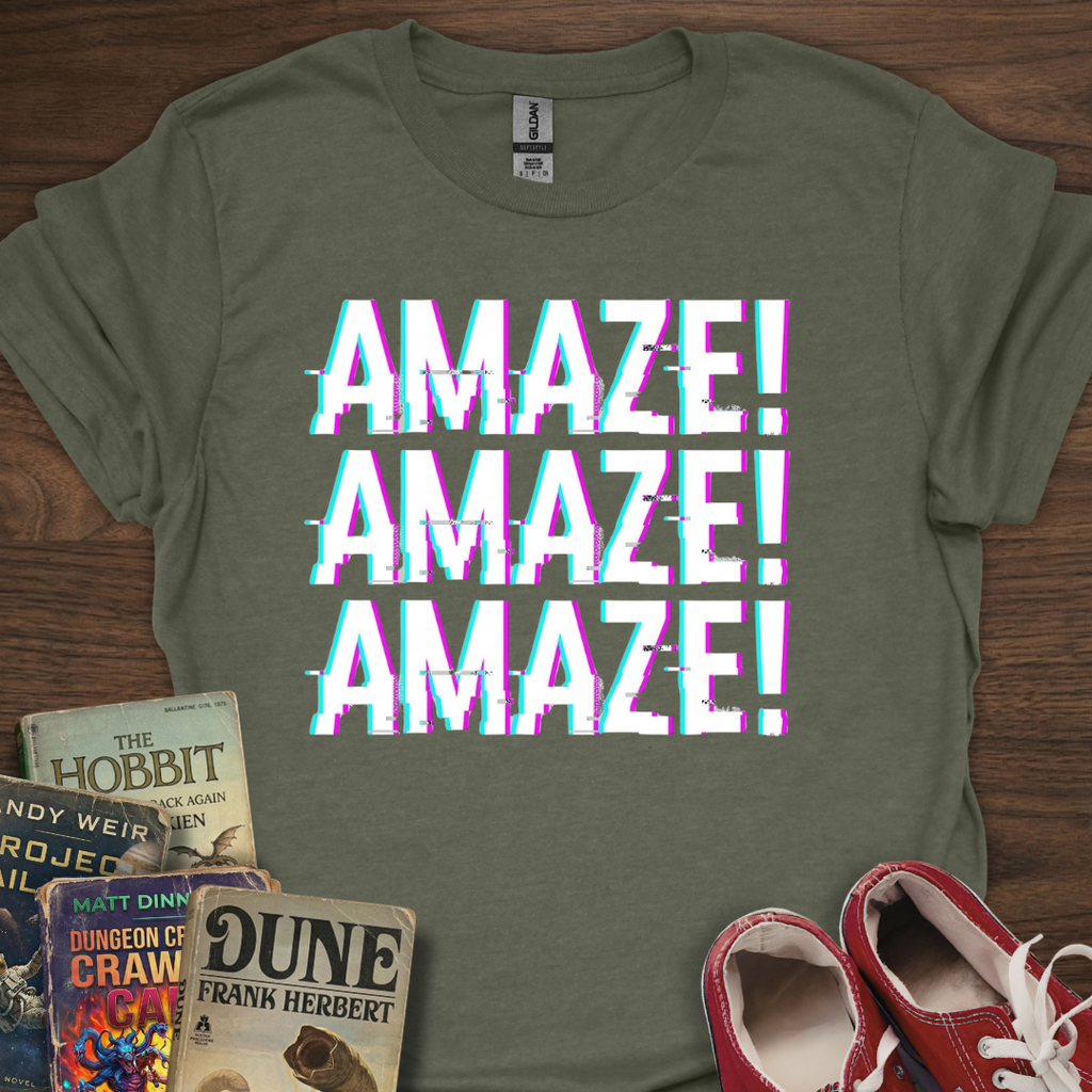 AMAZE! Glitch T-Shirt