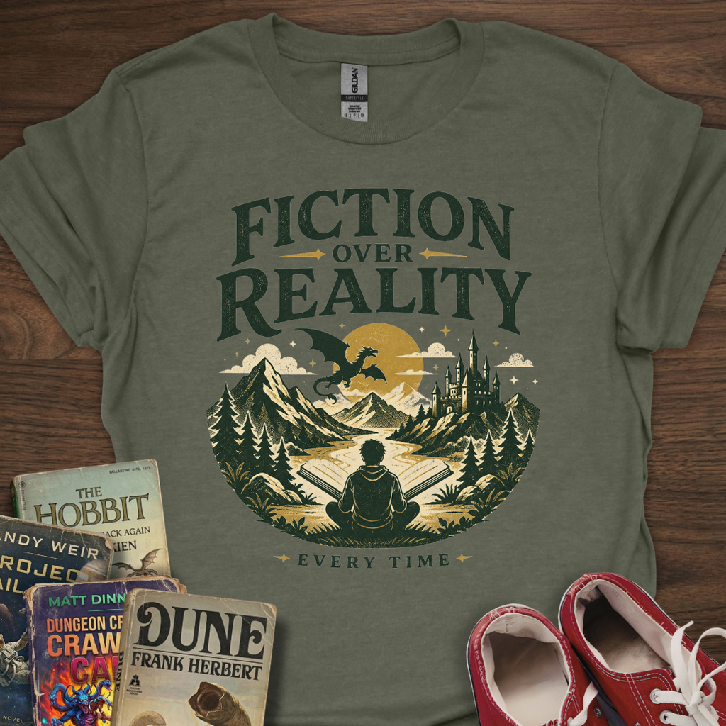 Fiction Over Reality T-Shirt