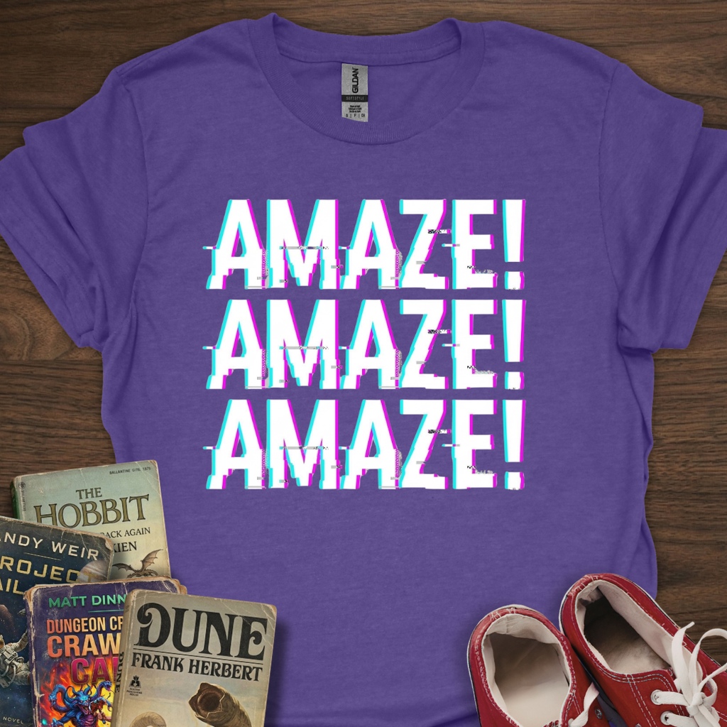 AMAZE! Glitch T-Shirt