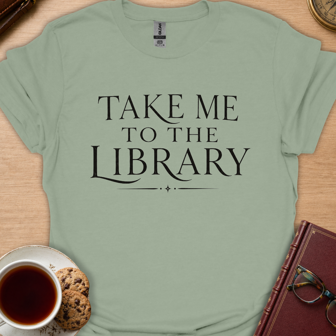 To The Library T-Shirt