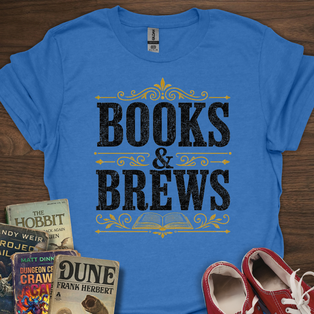 Books And Brews Royal T-Shirt