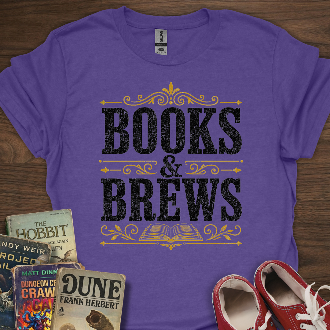 Books And Brews Royal T-Shirt