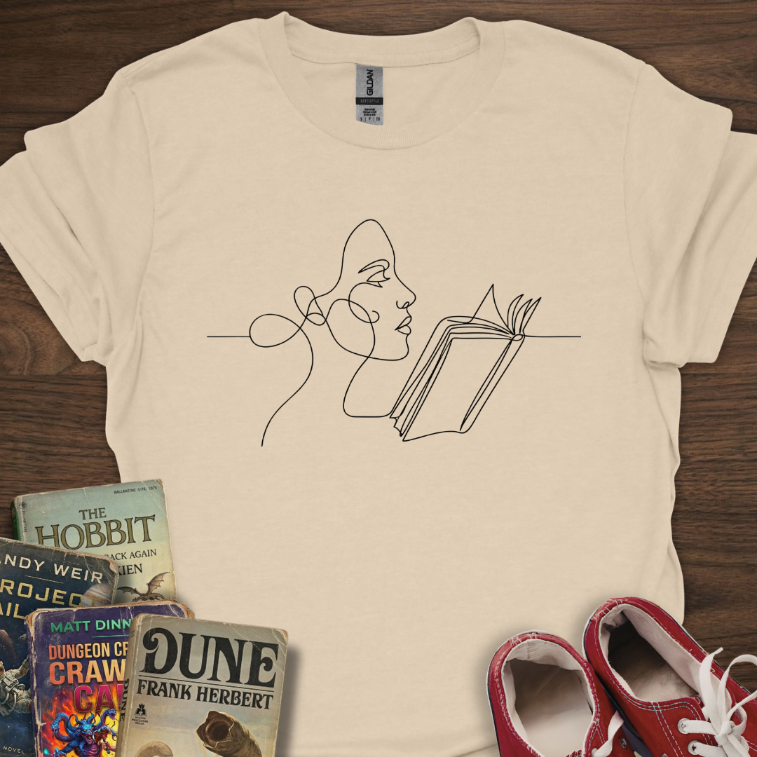 Portrait Of Reader T-Shirt
