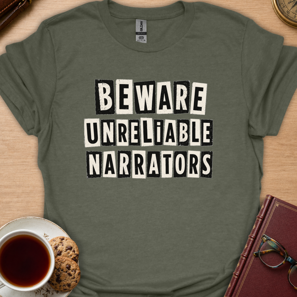 Beware Narrators T-Shirt