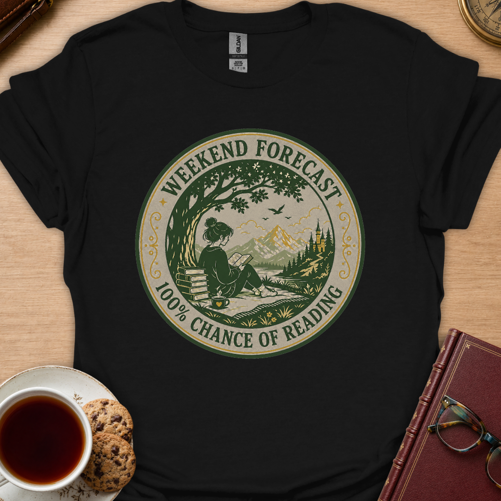 Reading Forecast Badge T-Shirt