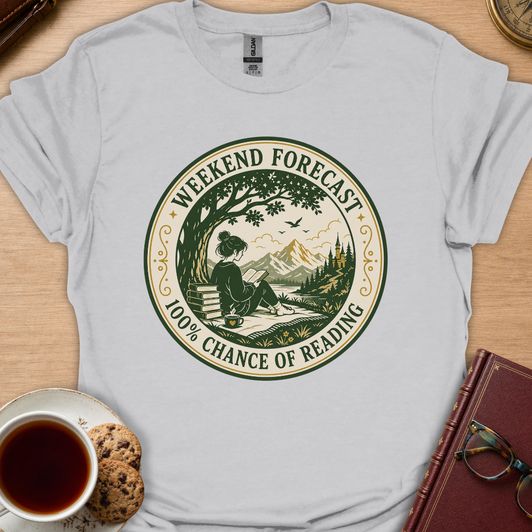 Reading Forecast Badge T-Shirt