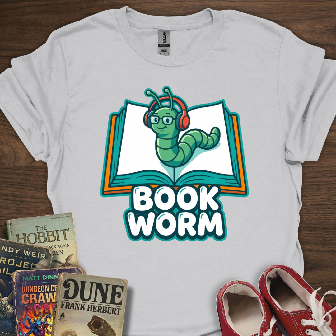 Book Worm Logo T-Shirt