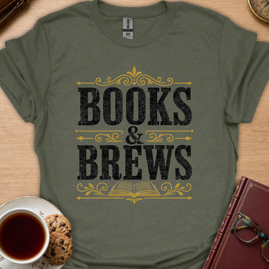 Books And Brews Royal T-Shirt