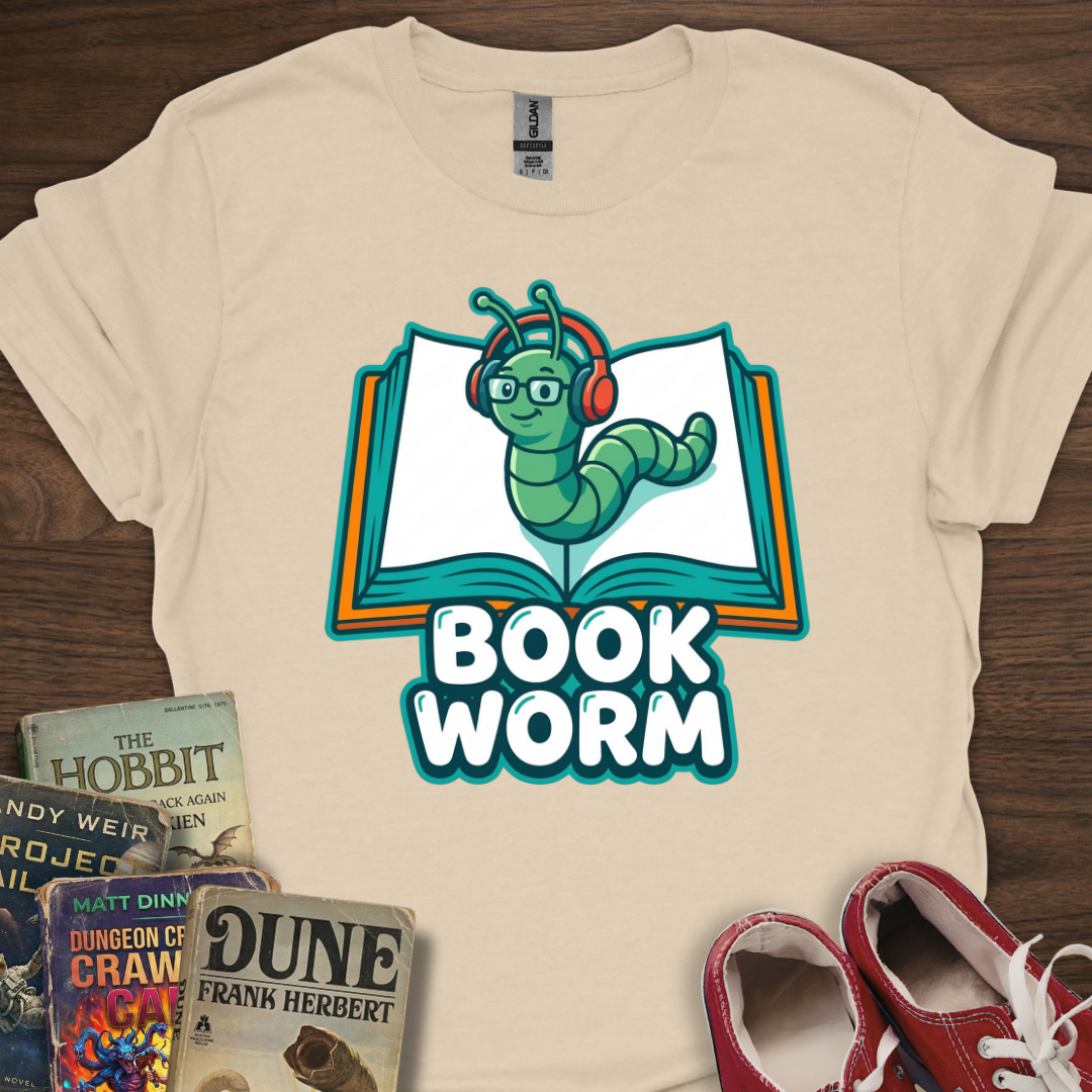Book Worm Logo T-Shirt
