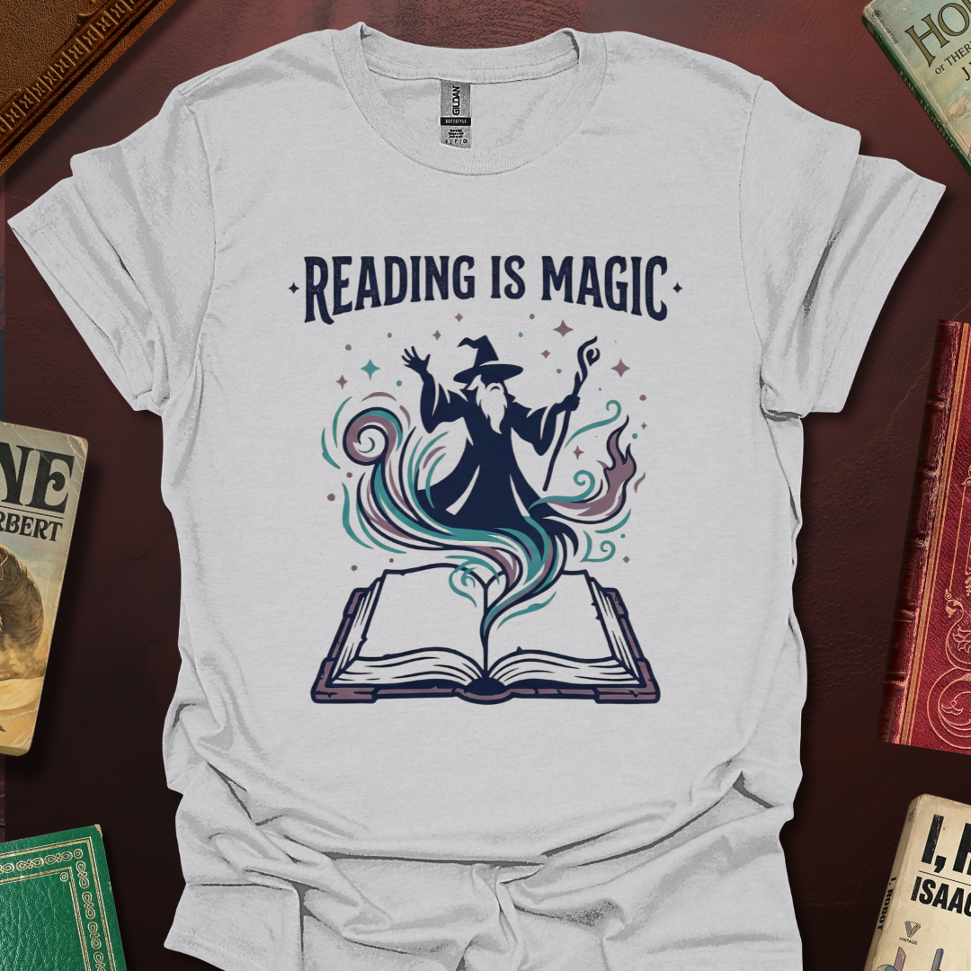 Reading Is Magic Wizard T-Shirt
