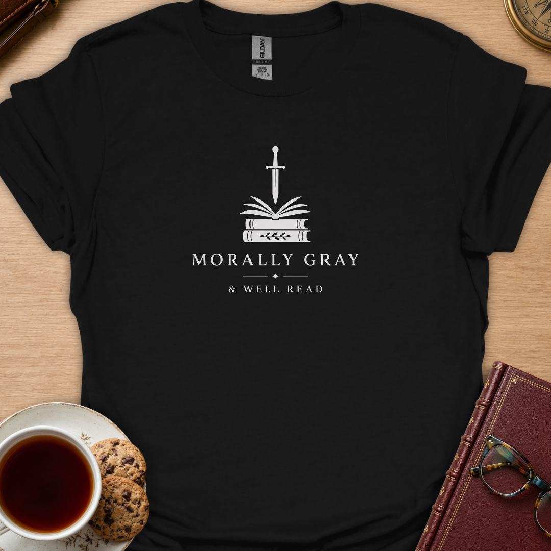 Morally Gray Well Read T-Shirt