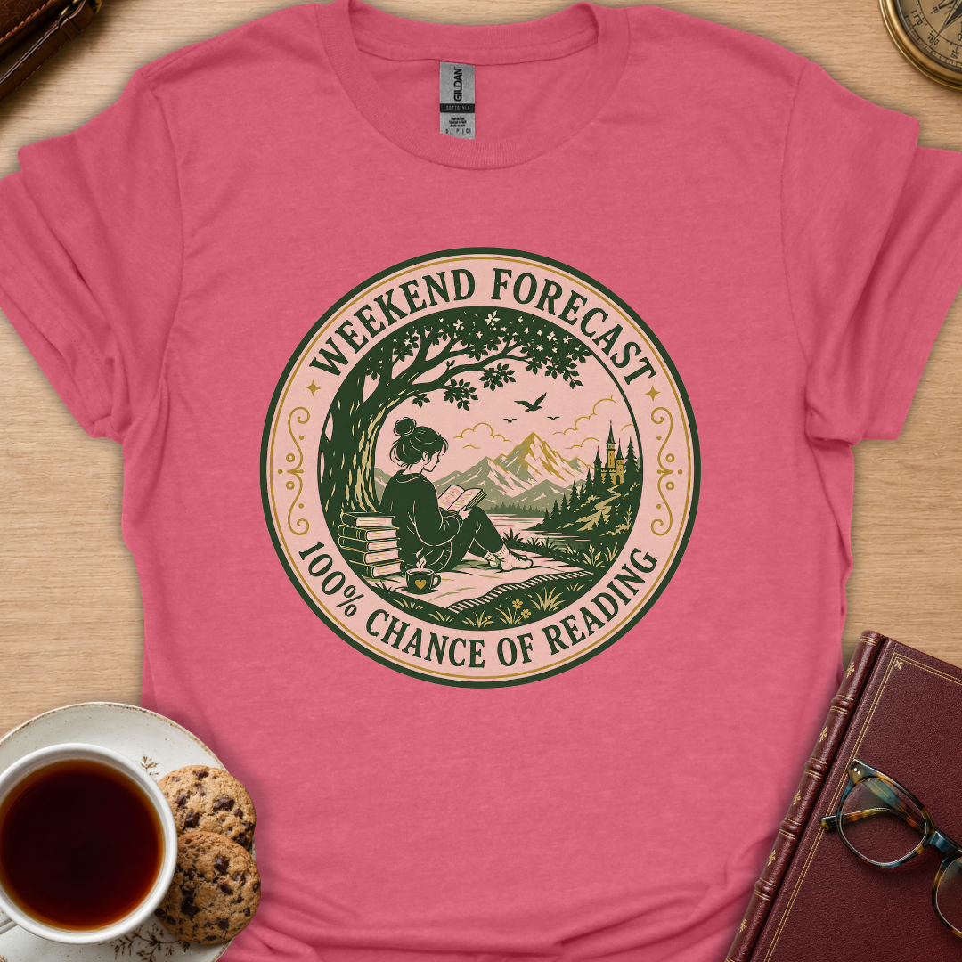 Reading Forecast Badge T-Shirt