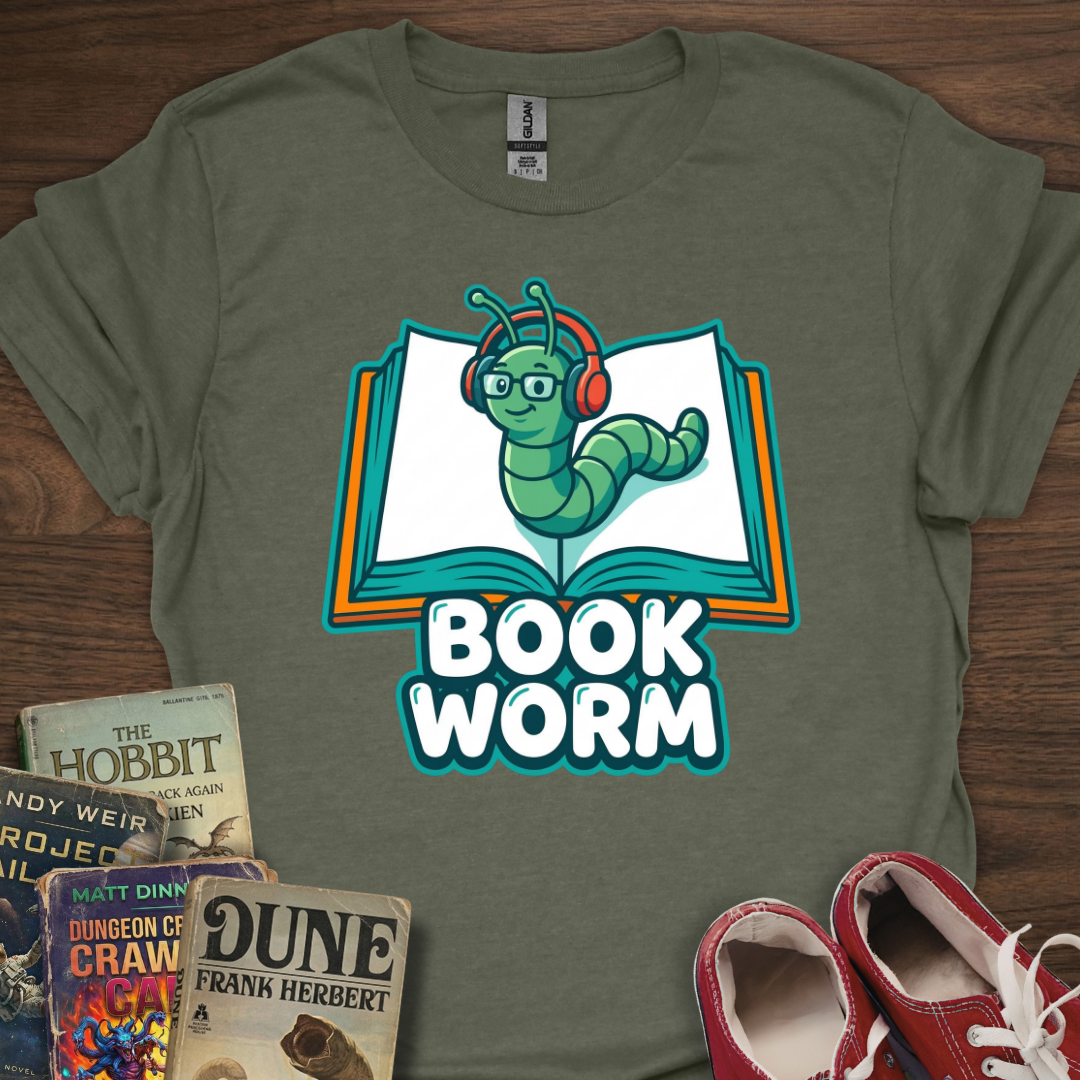 Book Worm Logo T-Shirt