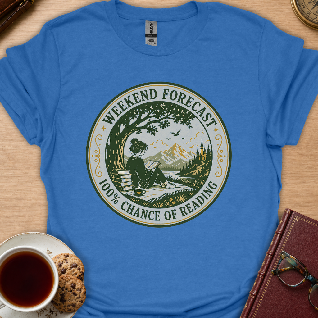 Reading Forecast Badge T-Shirt