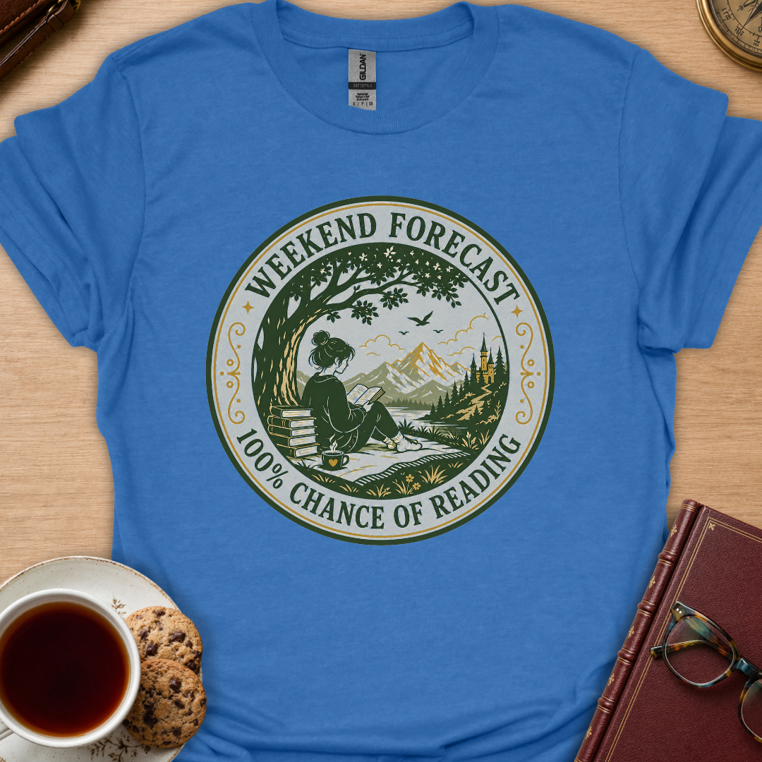 Reading Forecast Badge T-Shirt