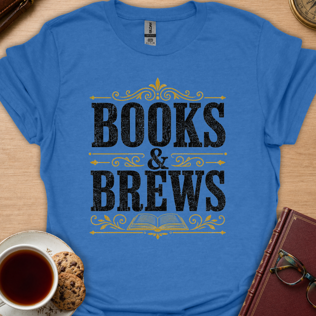 Books And Brews Royal T-Shirt