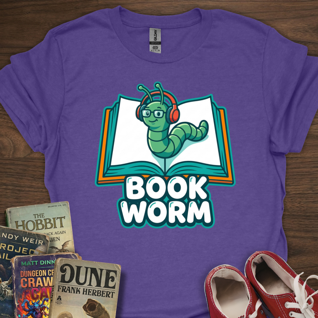 Book Worm Logo T-Shirt