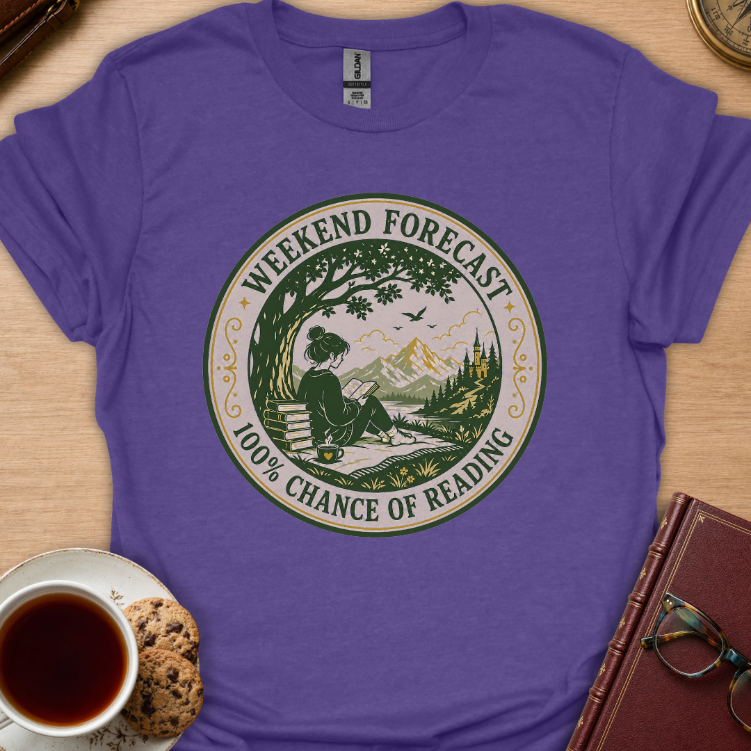 Reading Forecast Badge T-Shirt