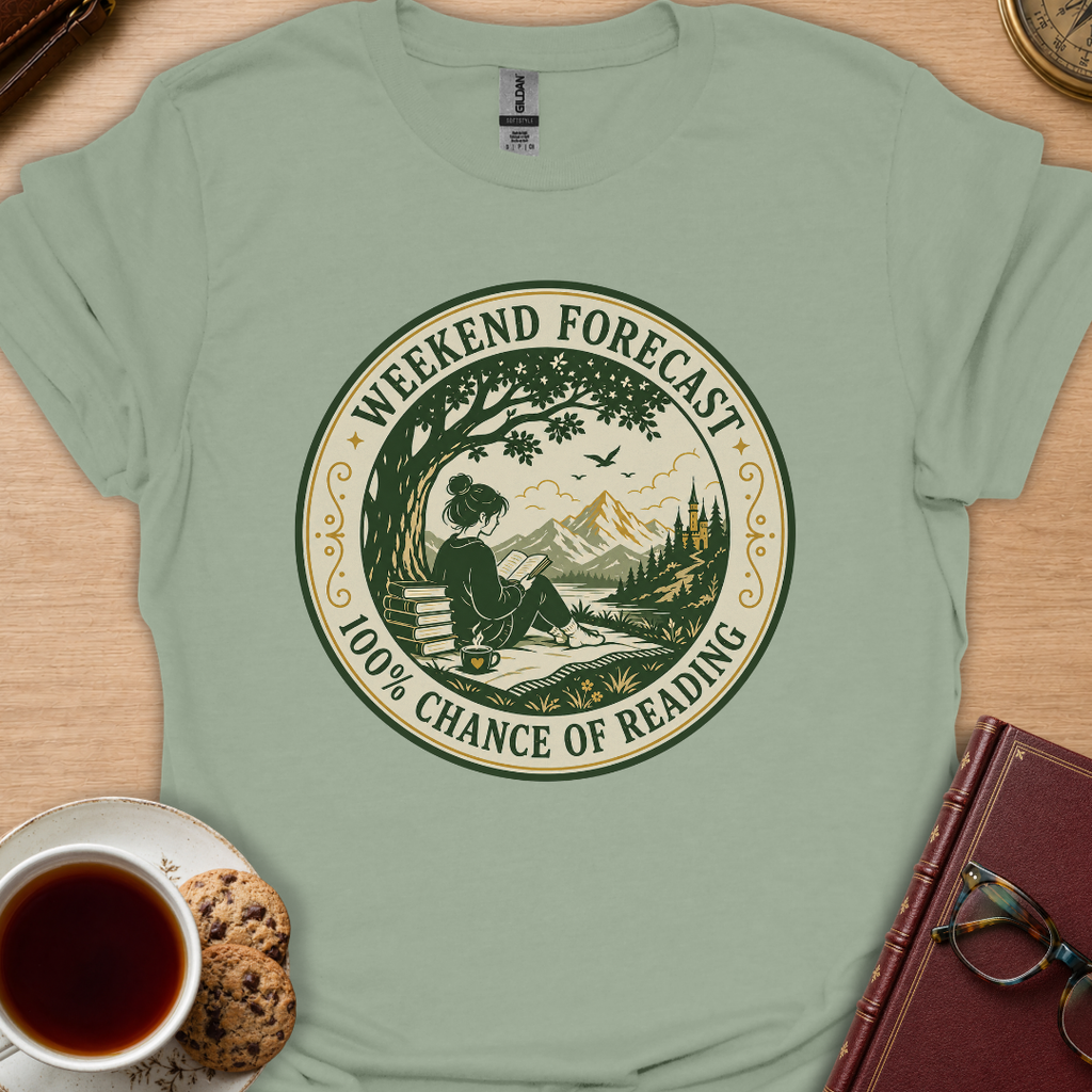 Reading Forecast Badge T-Shirt