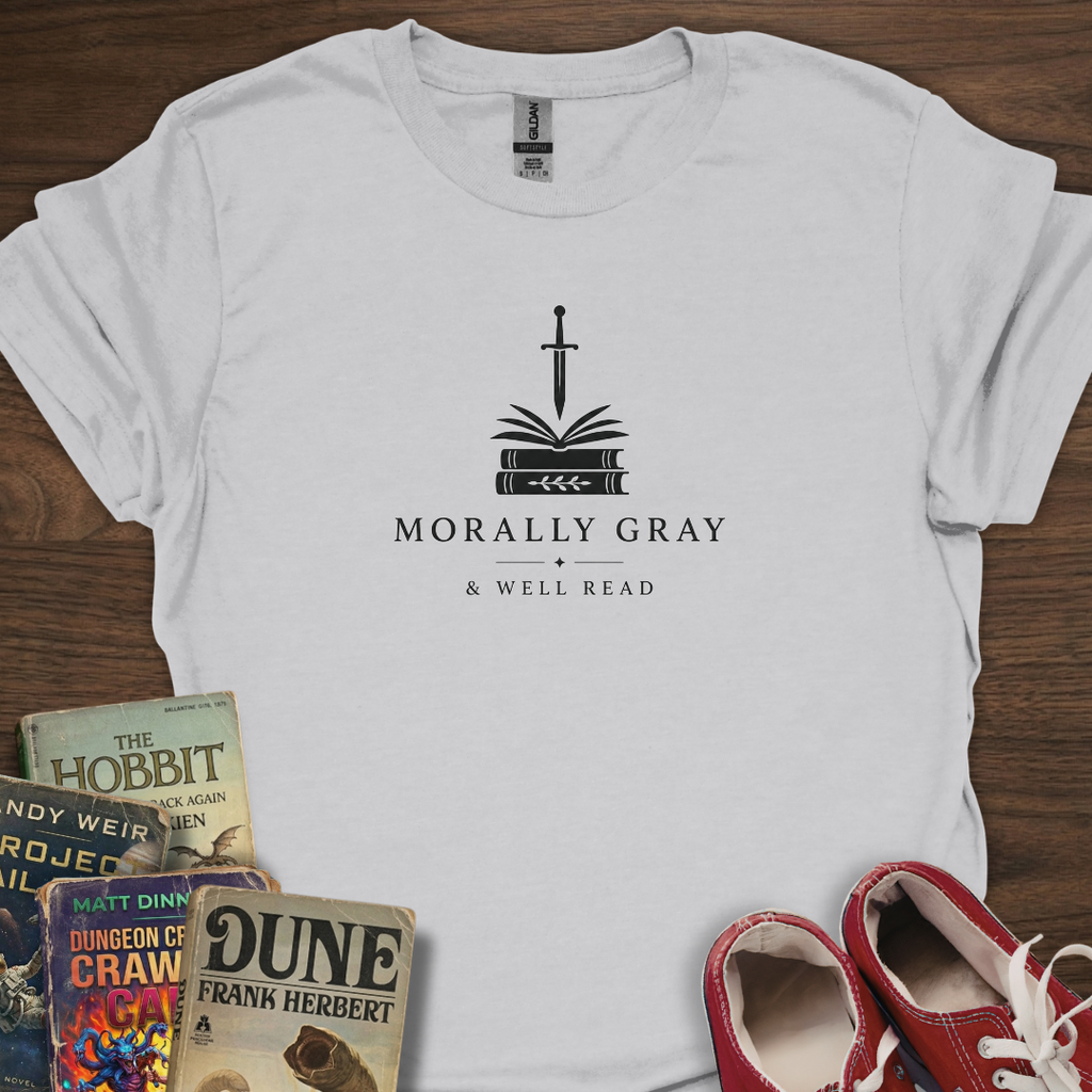 Morally Gray Well Read T-Shirt