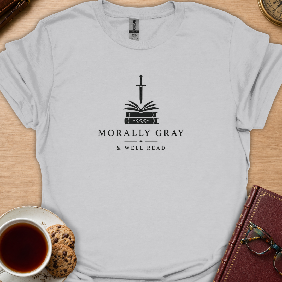 Morally Gray Well Read T-Shirt