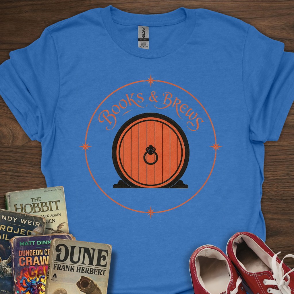 Books And Brews Door T-Shirt