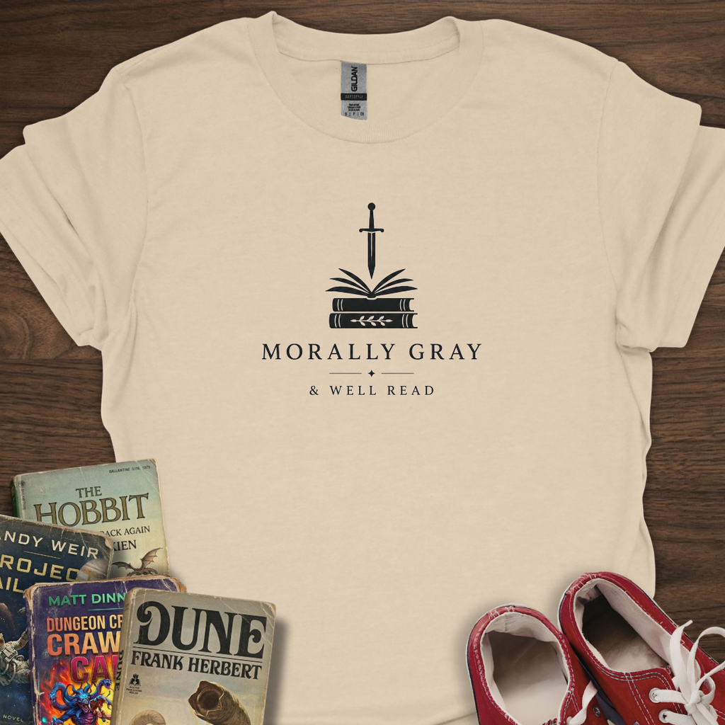 Morally Gray Well Read T-Shirt
