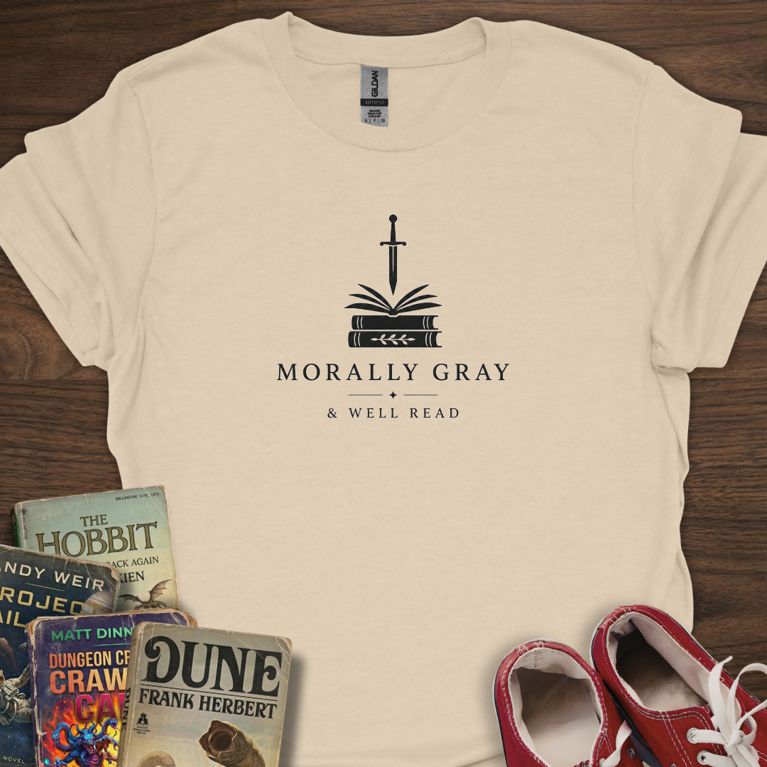 Morally Gray Well Read T-Shirt