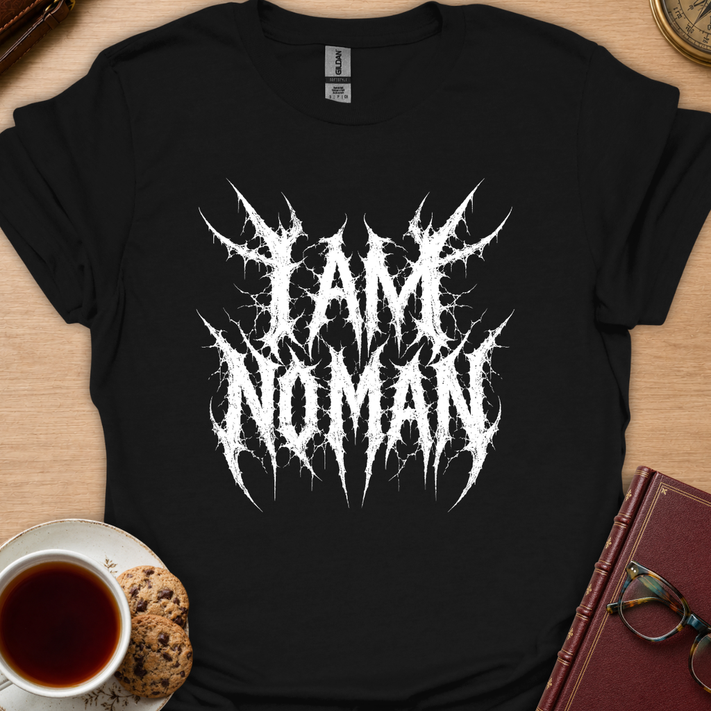 I Am No Man Large  T-Shirt