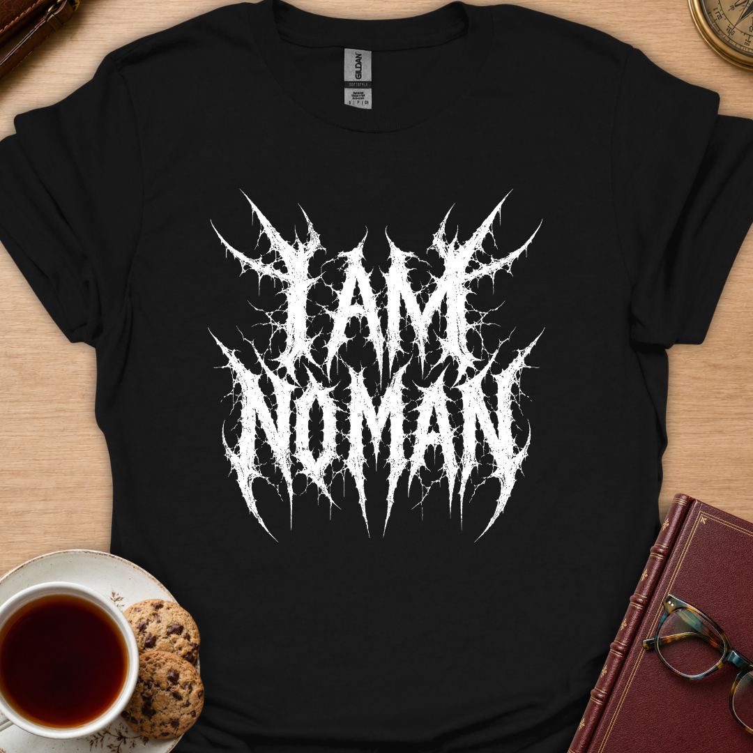 I Am No Man Large  T-Shirt