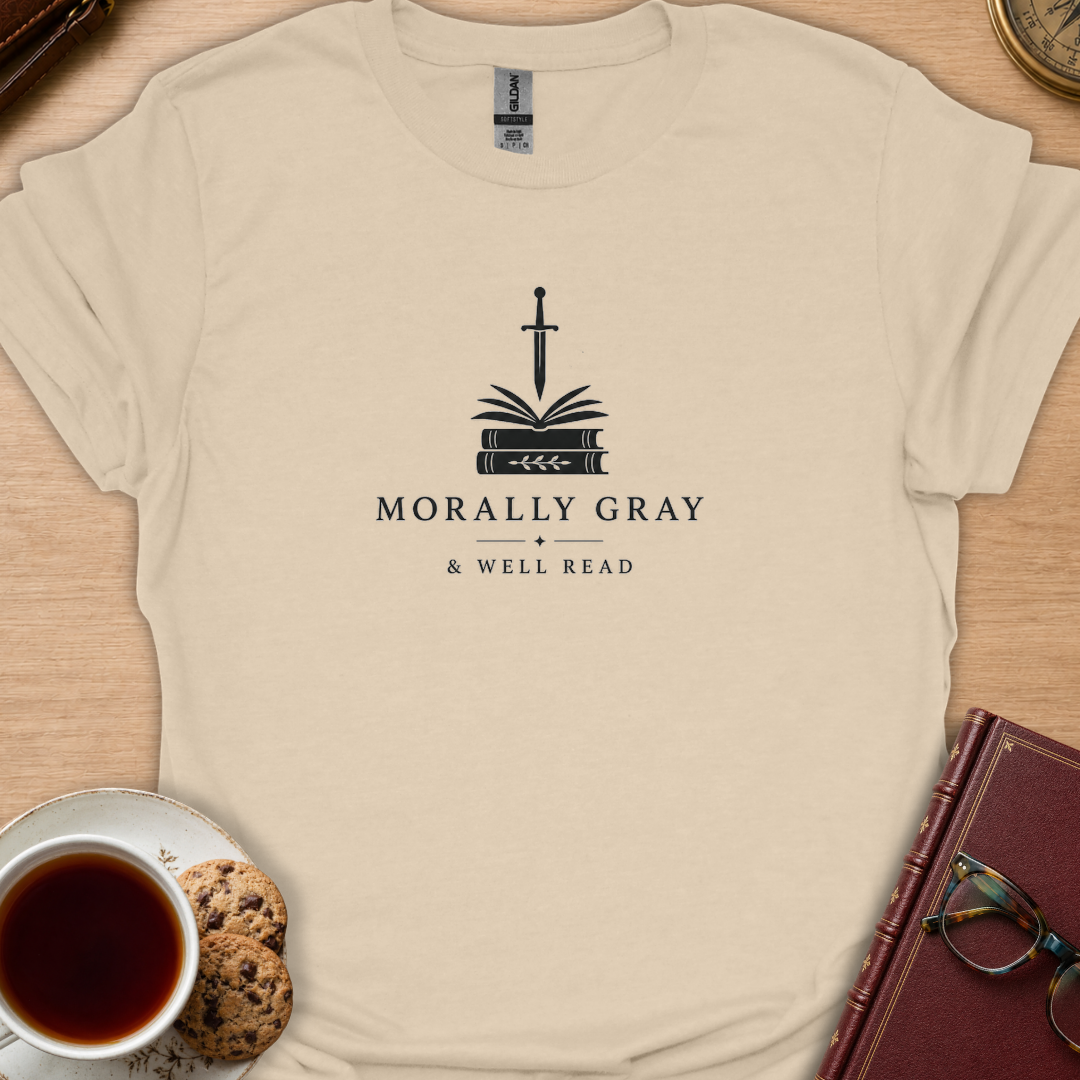 Morally Gray Well Read T-Shirt
