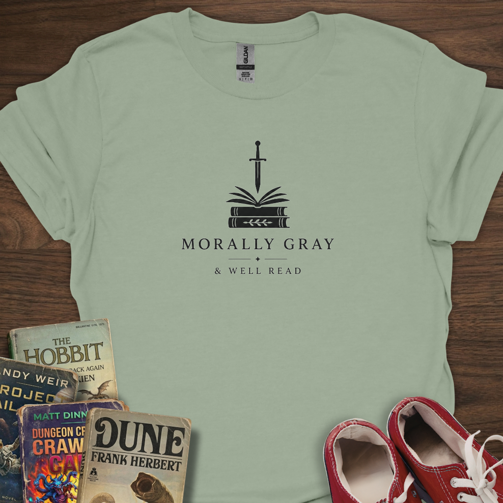 Morally Gray Well Read T-Shirt