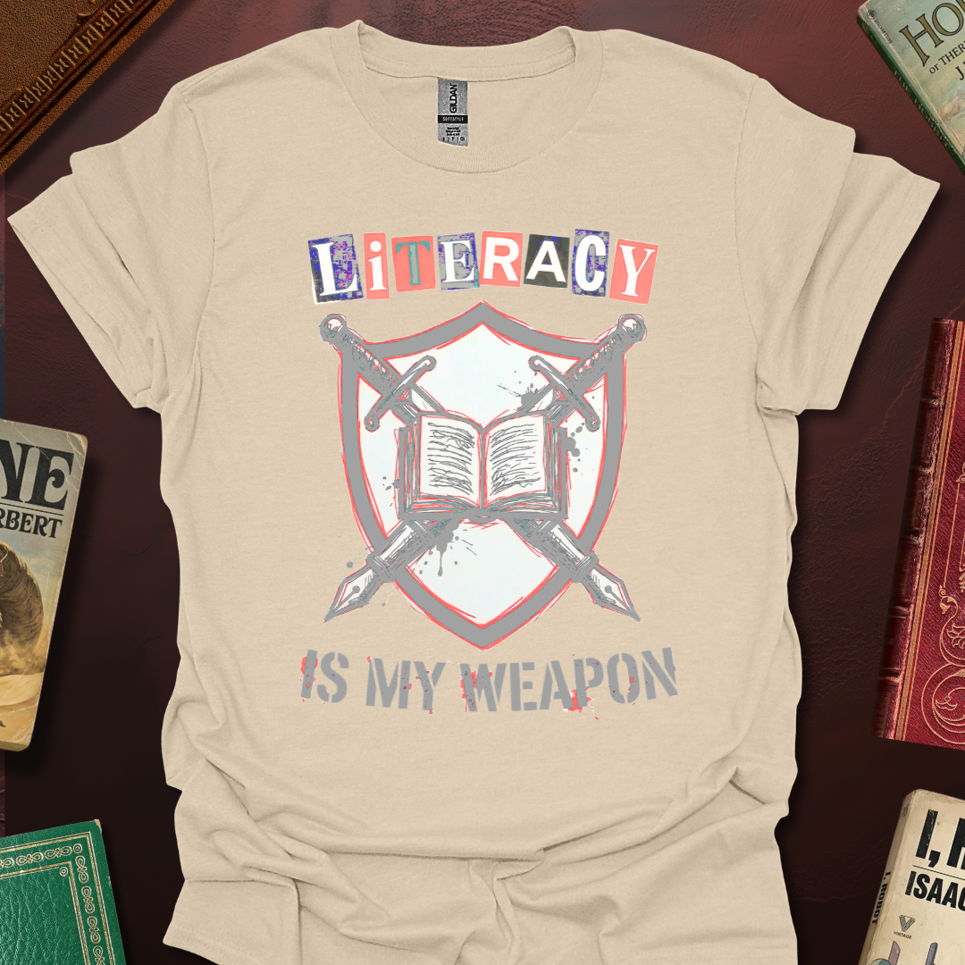 Literacy Is My Weapon Zine T-Shirt
